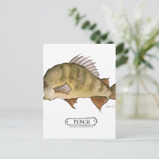 Perlfisch, Tony Farandes Postkarte (Stehend Vorderseite)