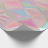 Perlglanz-Rosa-Irisierendes Geschenkpapier (Ecke)