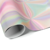 Perlglanz-Rosa-Irisierendes Geschenkpapier (Rolleneckpunkt)