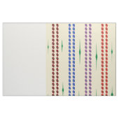 Perlgraue mit gemischten Linienfarben Stoff (Fat Quarter (45,7 x 55,9 cm))