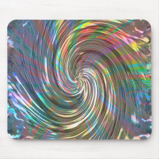 Perlgrün oder metallisch, beige bis lila mousepad (Vorne)