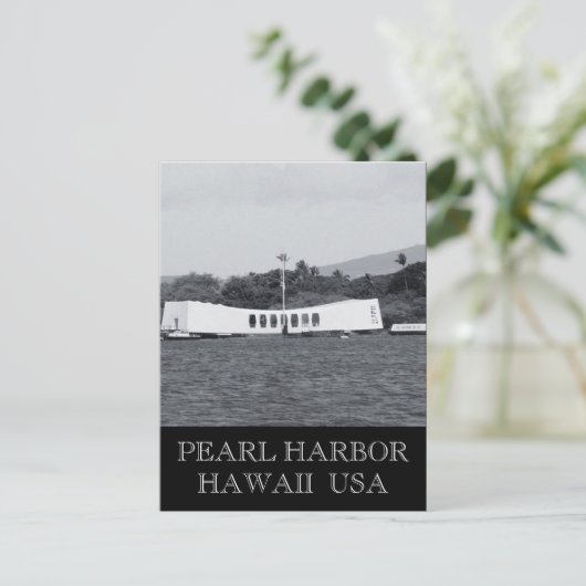 Perlhafendenkmal hawaii postkarte (Stehend Vorderseite)