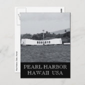 Perlhafendenkmal hawaii postkarte (Vorne/Hinten)