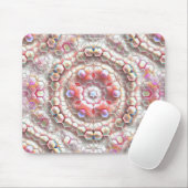 Perlhexagon, das eine weiche Relief-Würfel-Illusio Mousepad (Mit Mouse)