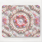 Perlhexagon, das eine weiche Relief-Würfel-Illusio Mousepad (Vorne)