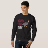 Perlhuhn Huhn Vogel Mutter Muttertag Sweatshirt (Vorne ganz)