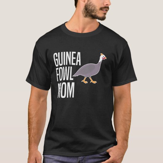 Perlhuhn Huhn Vogel Mutter Muttertag T-Shirt (Vorderseite)