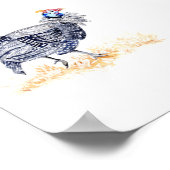 Perlhuhn Poster (Ecke)