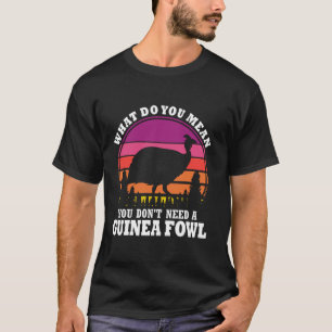 Perlhühner-Futter-Stuffed-Tier-Geflügel-Futter-Plü T-Shirt