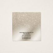 Perlhühner-Glitzer-Ohrring (Rückseite)