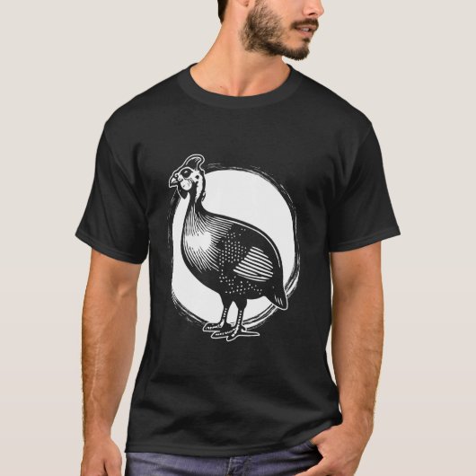 Perlhühner T-Shirt (Vorderseite)