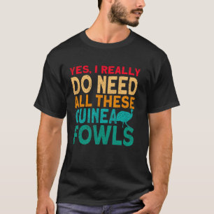 Perlhühnerhalter Eier zum Schlupf Plüsch Perlhühne T-Shirt