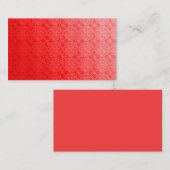Perliger roter Visitenkarte-Schablonen-freier Raum Visitenkarte (Vorne/Hinten)