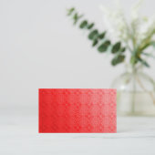 Perliger roter Visitenkarte-Schablonen-freier Raum Visitenkarte (Stehend Vorderseite)