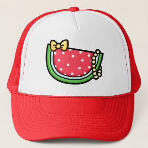 Perliger Wassermelone-Hut Truckerkappe
