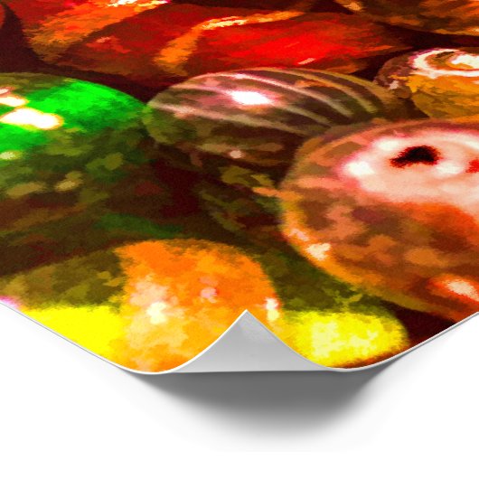 Perlkeil Poster (Ecke)