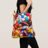 Perlkeil Tasche (Von Nahem)