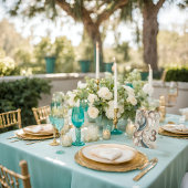 Perlküste Elegante Tischnummer Signatur Sockelschild