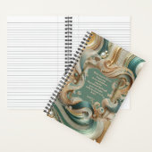 Perlküstenwellen verbringen Zeit mit dem "God Jour Notizblock (Innen)