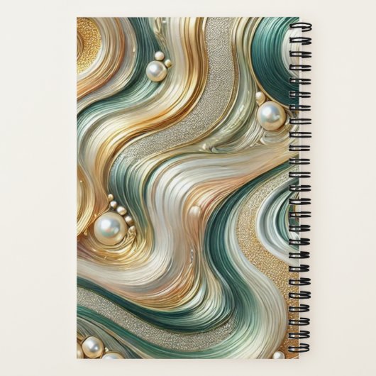 Perlküstenwellen verbringen Zeit mit dem "God Jour Notizblock (Rückseite)