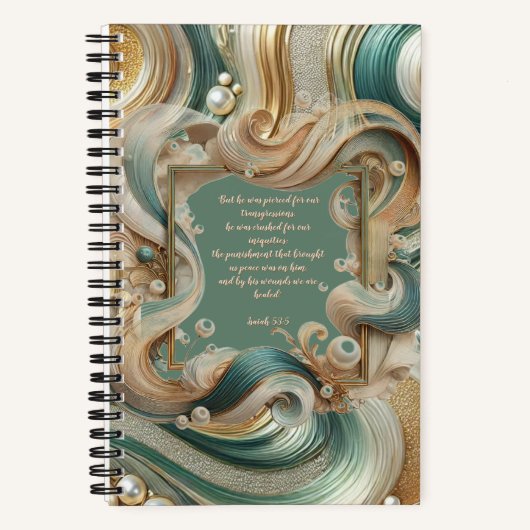 Perlküstenwellen verbringen Zeit mit dem "God Jour Notizblock (Vorderseite)