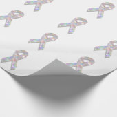Perlllungenkrebsband Geschenkpapier (Ecke)