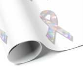 Perlllungenkrebsband Geschenkpapier (Rolleneckpunkt)