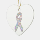 Perlllungenkrebsband Keramikornament (Links)