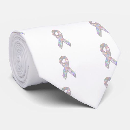 Perlllungenkrebsband Krawatte (Gerollt)