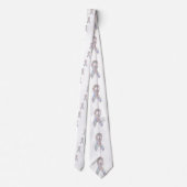 Perlllungenkrebsband Krawatte (Rückseite)