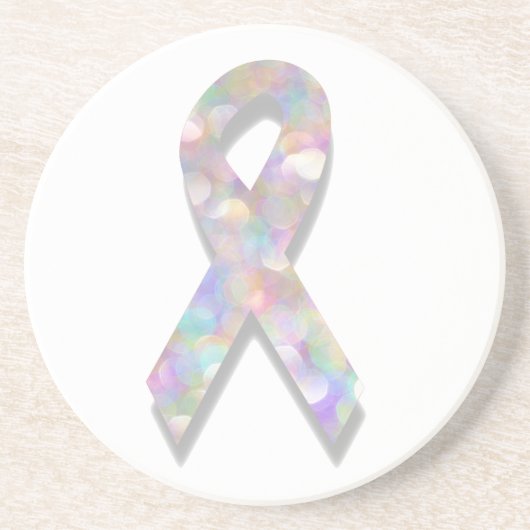 Perlllungenkrebsband Sandstein Untersetzer (Vorne)