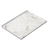 Perlmarmor-Doppelmonogramm Notizblock (Linke Seite)