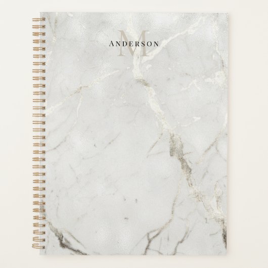 Perlmarmor-Doppelmonogramm Planer (Vorderseite)