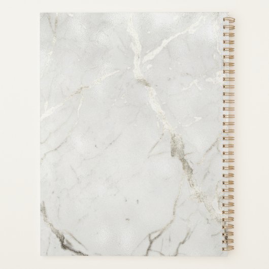 Perlmarmor-Doppelmonogramm Planer (Rückseite)