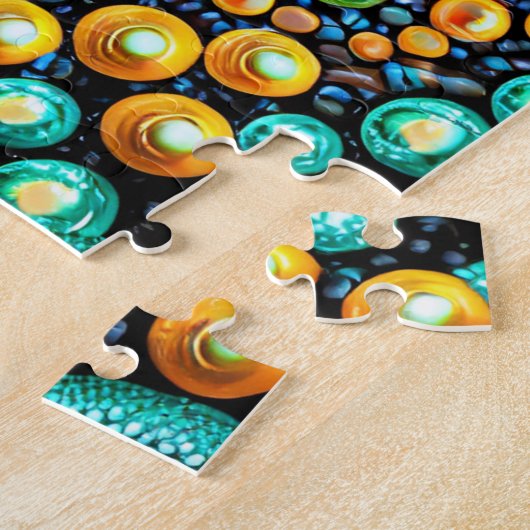 Perlmuster 3 Leichte Hirnkunstpuzzles Foto Puzzle (Seite)