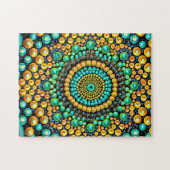 Perlmuster 3 Leichte Hirnkunstpuzzles Foto Puzzle (Horizontal)