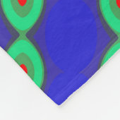 Perlmuster Fleecedecke (Ecke)