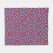 Perlmuster Fleecedecke (Vorderseite (Horizontal))