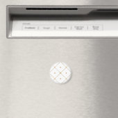 Perlmuster mit Sonnenstrahlen-Gitter Magnet (In Situ (Geschirrspüler))