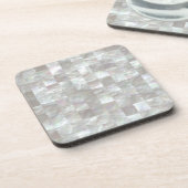 Perlmutt. Getränkeuntersetzer (Linke Seite)