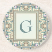 Perlmutt Getränkeuntersetzer (Vorne)