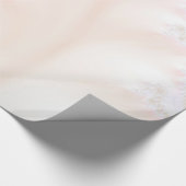 Perlmutt-luxuriöse Fraktal-Spirale Geschenkpapier (Ecke)