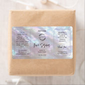 Perlmutt-Schimmer-Serum-Etikett (Insitu)