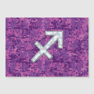 Perlmutt-Schütze-Sternzeichen Fuchsia Digitale Cam Magnetkarte