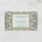 Perlmutt Visitenkarte (Rückseite)