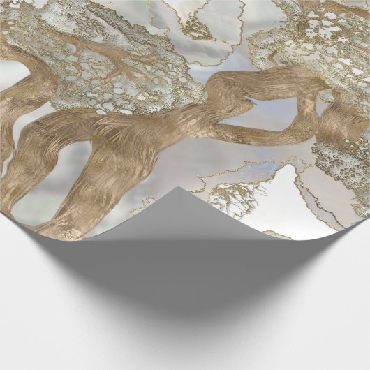 Perlmuttbaum Geschenkpapier (Ecke)