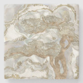 Perlmuttbaum Steinuntersetzer (Vorderseite)