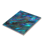 Perlmuttbeschaffenheits-blaues Foto-Muster Fliese (Seite)