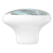 Perlmutter - Voronoi Cells Mosaic Keramikknauf (Seitenansicht)