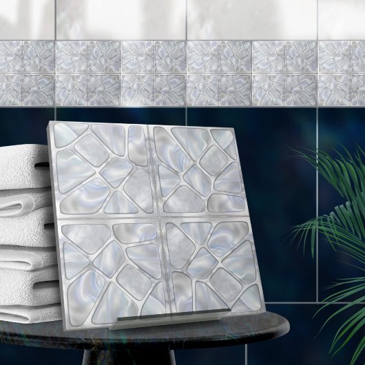 Perlmutter - Zell-Collage N11 Fliese